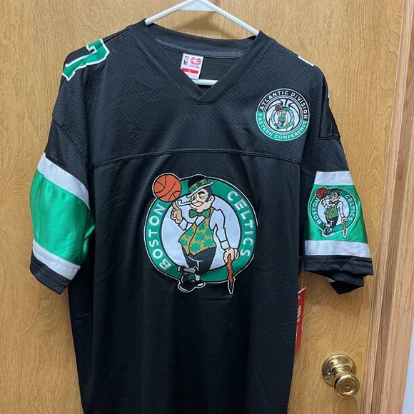 Boston Celtics Black Mesh Jersey NWT - Picture 2 of 13